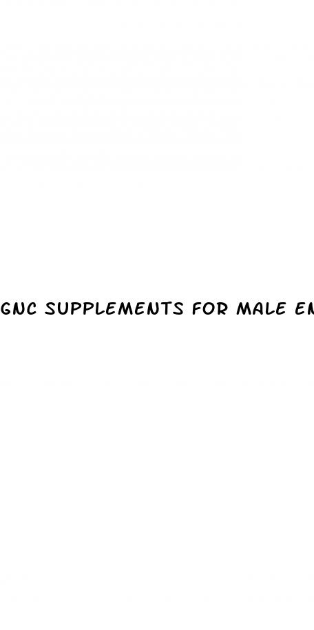 gnc supplements for male enhancement