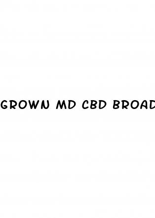 grown md cbd broad spectrum gummies