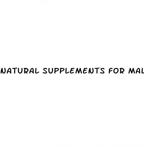 natural supplements for male enhancement
