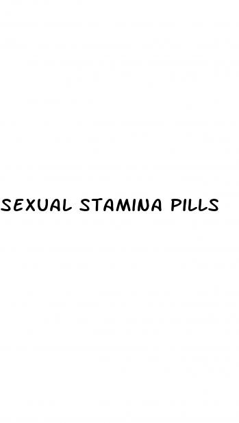 sexual stamina pills