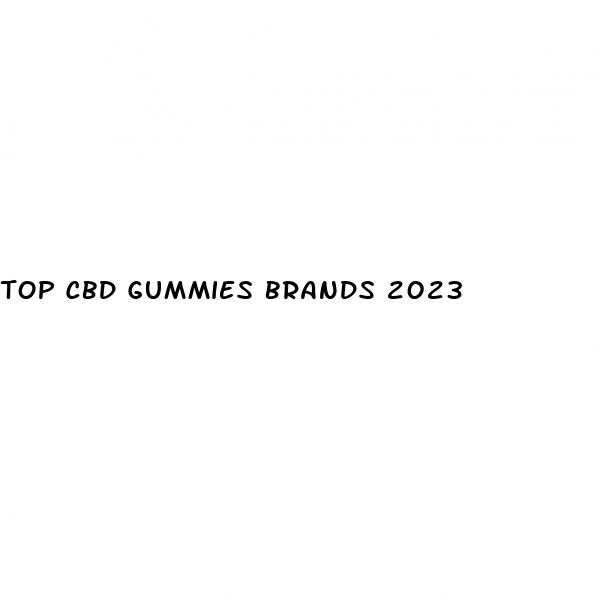 top cbd gummies brands 2023
