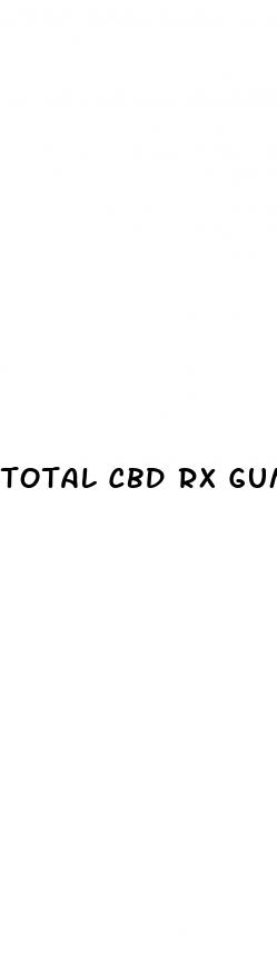 total cbd rx gummies review