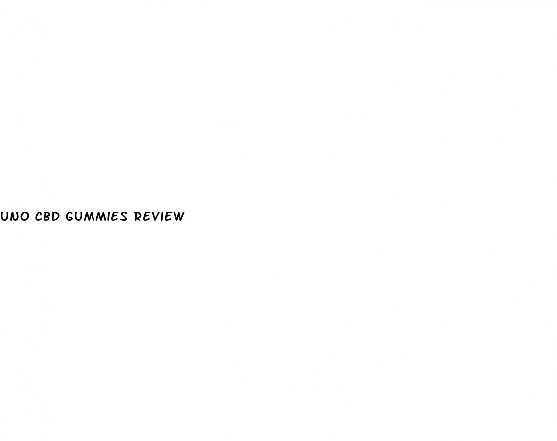 uno cbd gummies review
