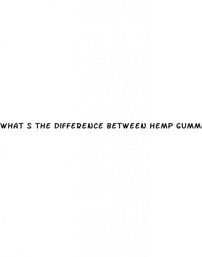 what s the difference between hemp gummies and cbd gummies