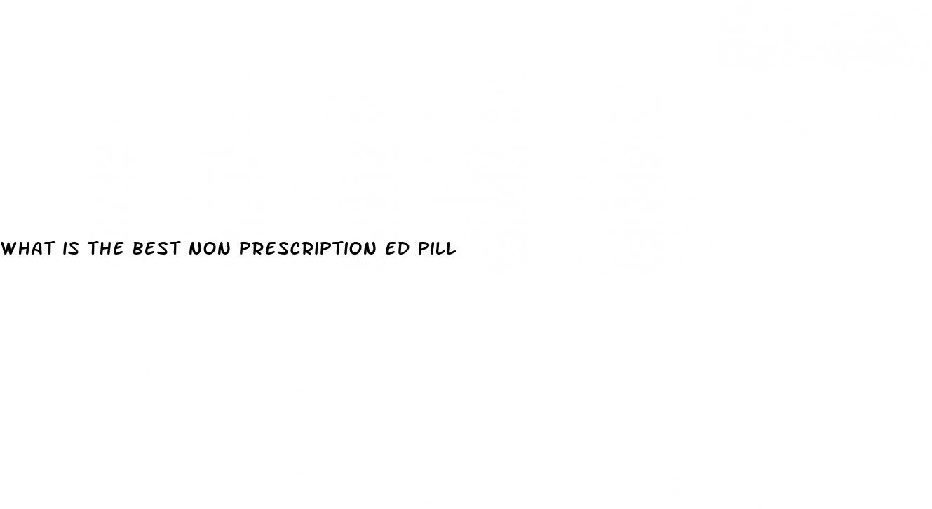 what is the best non prescription ed pill