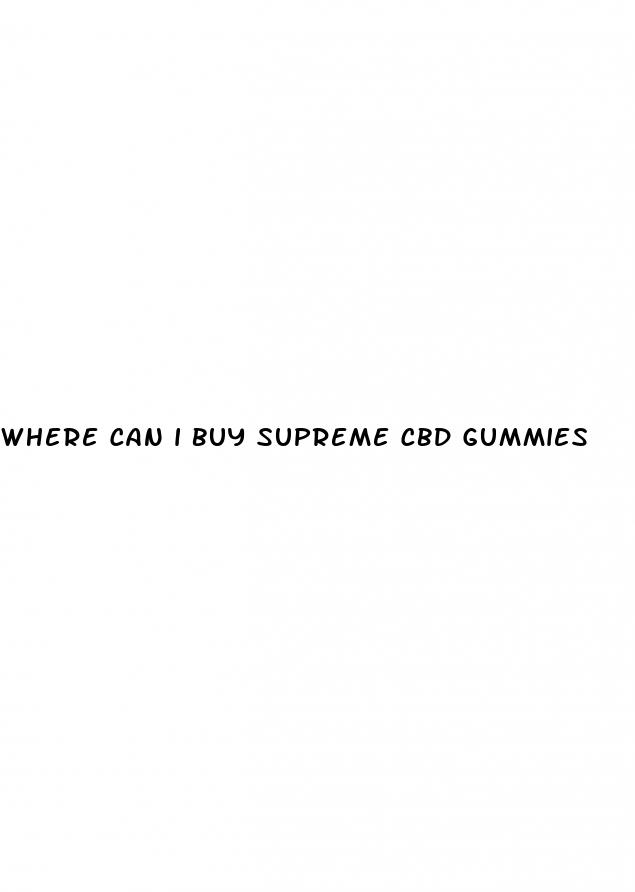 where can i buy supreme cbd gummies