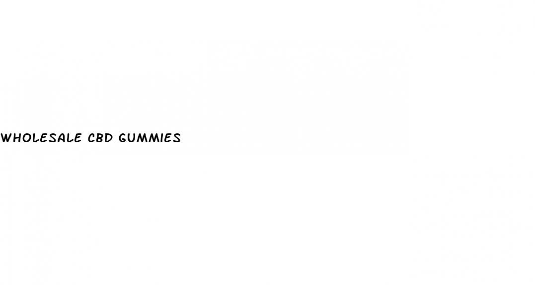 wholesale cbd gummies