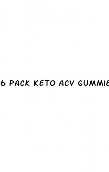 6 pack keto acv gummies side effects