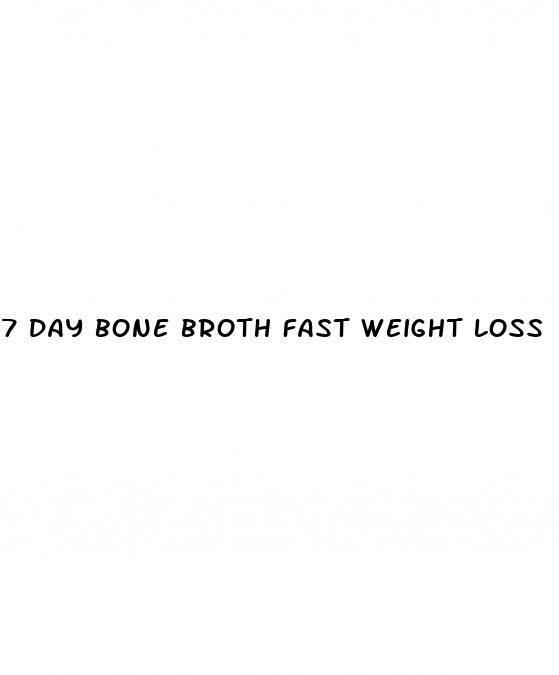 7 day bone broth fast weight loss