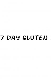 7 day gluten free weight loss diet