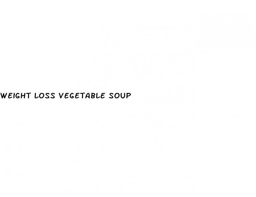 weight loss vegetable soup
