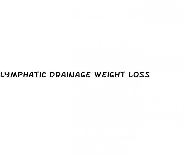 lymphatic drainage weight loss