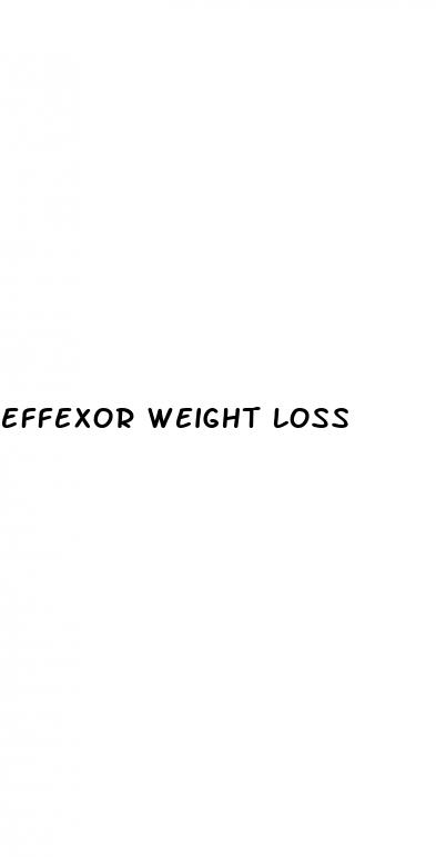 effexor weight loss