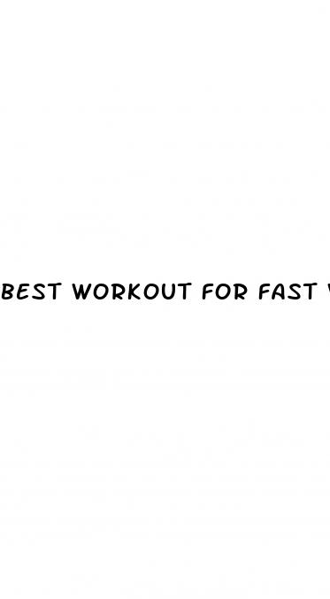 best workout for fast weight loss
