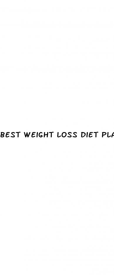 best weight loss diet plans