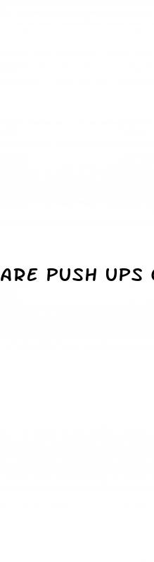 are push ups good for weight loss