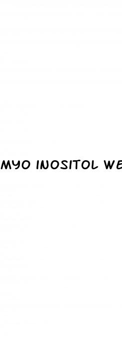 myo inositol weight loss