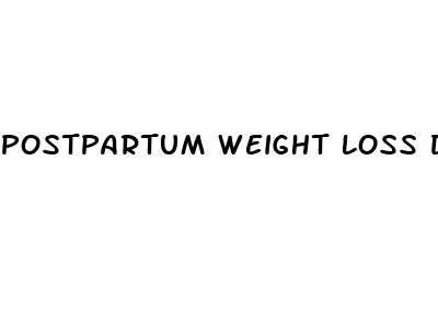 postpartum weight loss diet