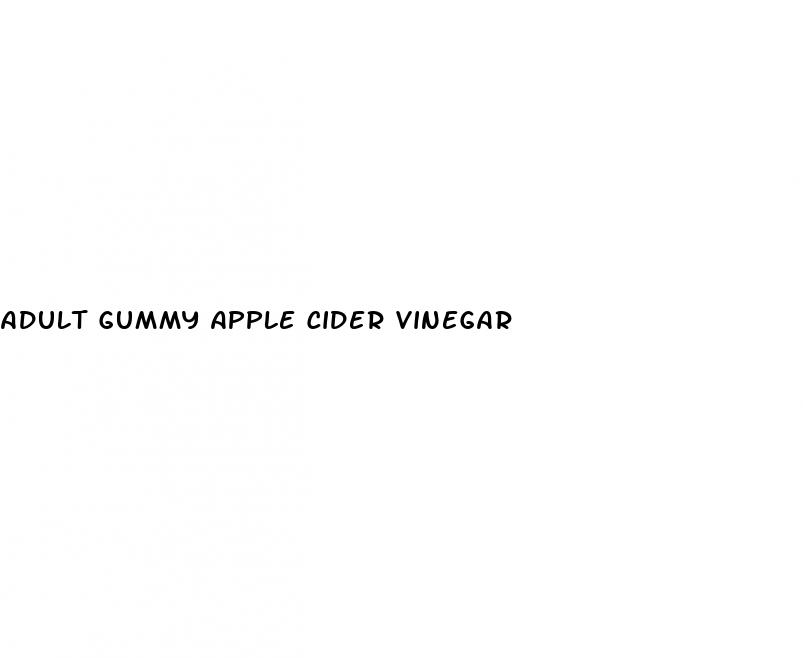 adult gummy apple cider vinegar