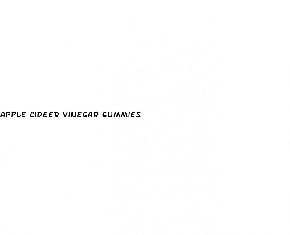 apple cideer vinegar gummies