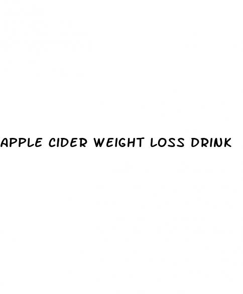 apple cider weight loss drink