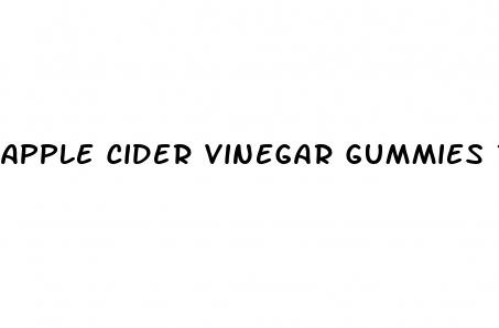 apple cider vinegar gummies review