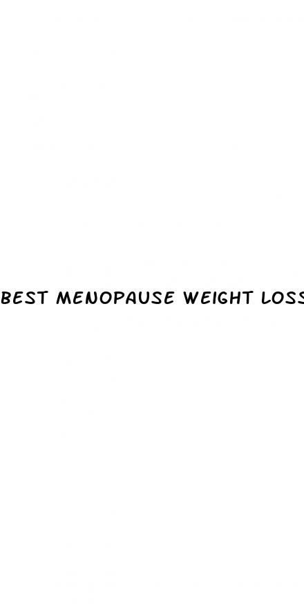 best menopause weight loss pills
