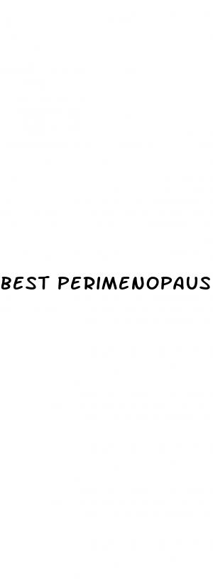 best perimenopause supplements for weight loss