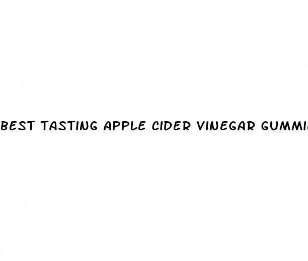 best tasting apple cider vinegar gummies