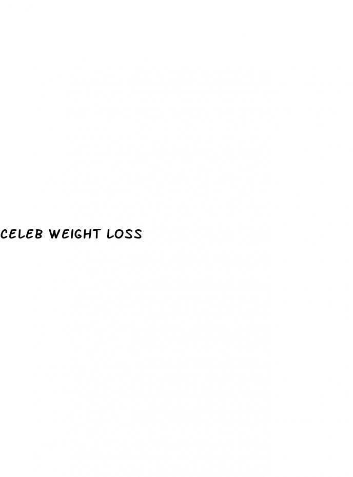celeb weight loss