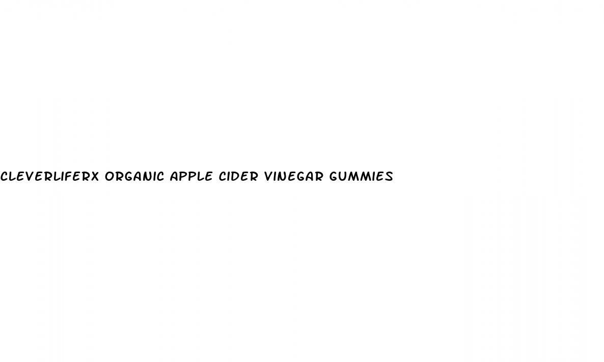 cleverliferx organic apple cider vinegar gummies