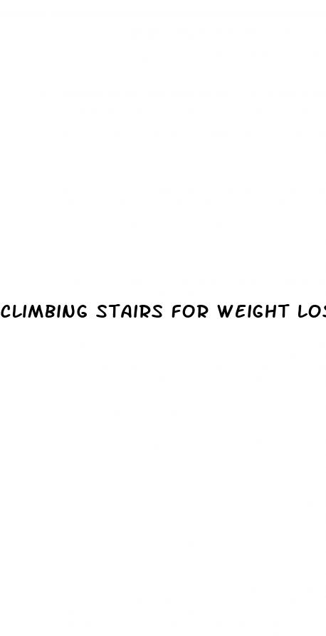 climbing stairs for weight loss