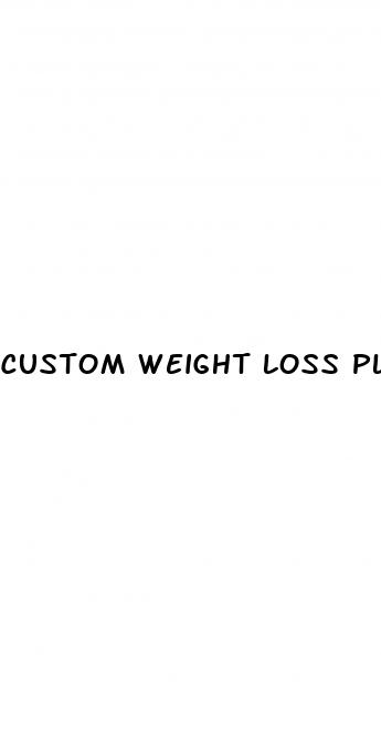 custom weight loss plan