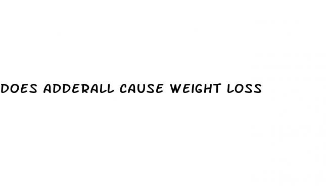 does adderall cause weight loss