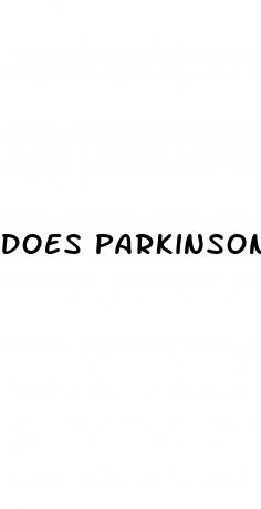 does parkinson s cause weight loss