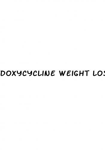 doxycycline weight loss