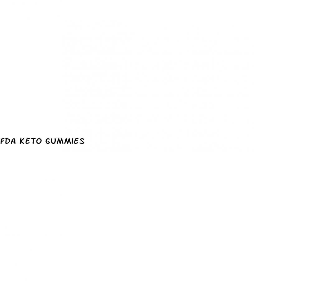 fda keto gummies
