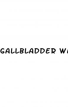 gallbladder weight loss