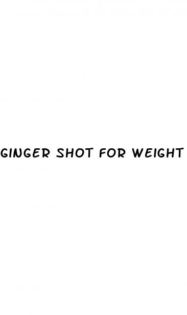 ginger shot for weight loss