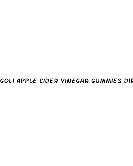 goli apple cider vinegar gummies directions