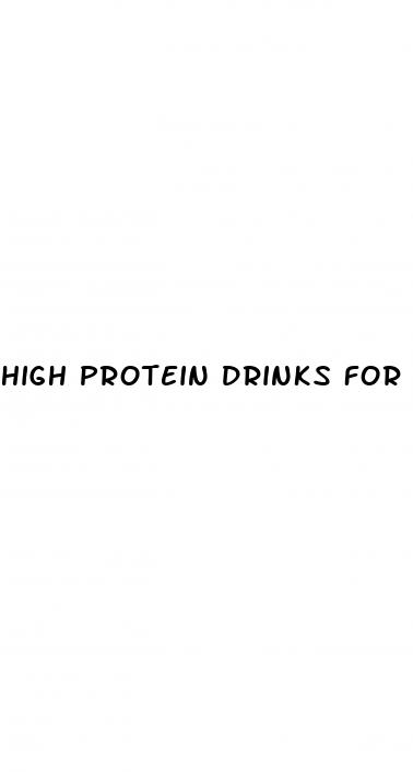 high protein drinks for weight loss