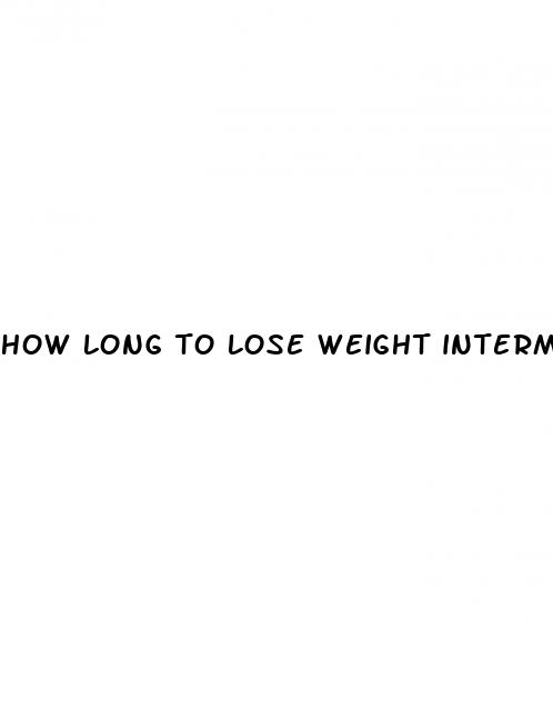 how long to lose weight intermittent fasting