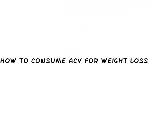 how to consume acv for weight loss