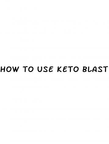 how to use keto blast gummies