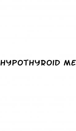 hypothyroid medication weight loss