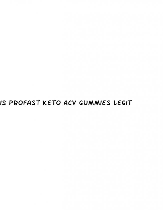 is profast keto acv gummies legit
