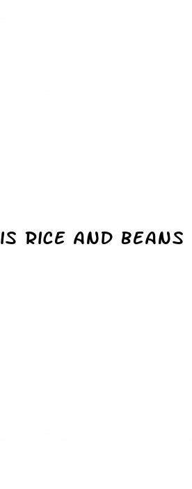 is rice and beans good for weight loss