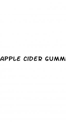 apple cider gummies