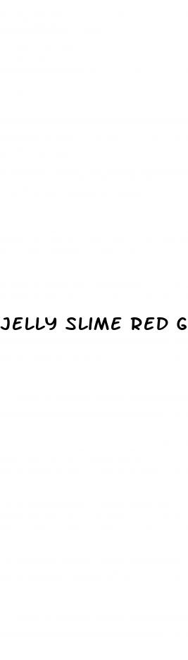 jelly slime red gummy bear