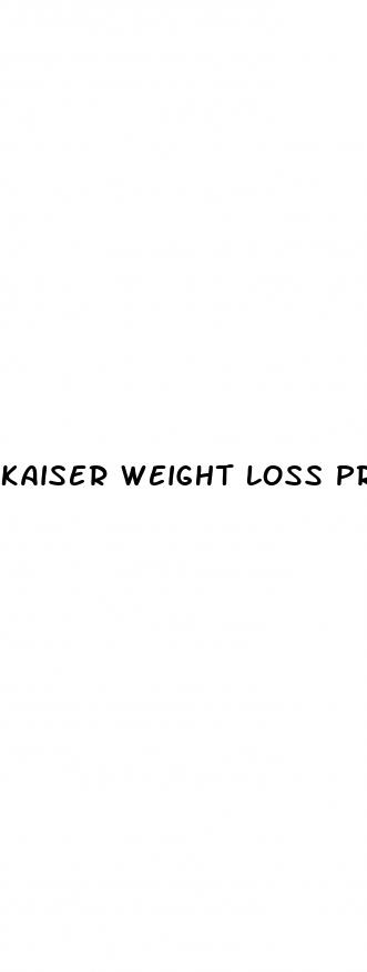 kaiser weight loss program reviews